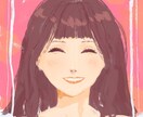 オシャレな女の子のアイコン描きます リアルと2次元の真ん中カワイイアイコン！男の子も描きます！ イメージ1