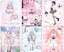 Vtuber宣伝画像プロフィールデザイン制作します Xで使える自己紹介・宣伝用の画像をデザインします♪ イメージ6