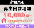 TikTokの再生回数を10,000回増加させます 再生数＋10,000回～ TikTok宣伝・拡散します！ イメージ3