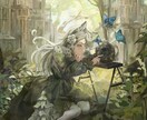 厚塗りで世界観のあるイラスト描きます キャラクター立ち絵や背景あり等ご対応できます イメージ1
