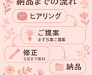 女性向けロゴ作成   を致します 北欧/パステル/和柄可愛い・優しい雰囲気のロゴを作ります イメージ2