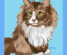 写真を元にペットイラスト作成します みなさまのお家のかわいいペットの記念になるお手伝いいたします イメージ3