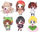 ポップで可愛い！ミニキャライラストお描きします アイコン、動画配信の素材、プレゼントなど様々な用途に！ イメージ7