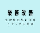業務改善⭐︎現場の “もやっと” を整理します 現場経験のあるアドバイザーが 現場目線でサポートします☺︎ イメージ1