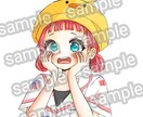 女の子のアイコン用イラスト、コテキャを描きます ご依頼通りに可愛らしいキャラクターを描きます イメージ9