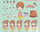 llustrator形式でミニキャラ作成します 商用可・著作権込みでお店のキャラクターやグッズ用イラストを！ イメージ5