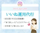 instagramで30日間いいね代行を行います 初回限定価格/集客UP/手作業で丁寧 イメージ1