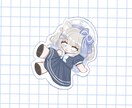 ゆるふわなミニキャライラストお描きいたします ペアイラスト1000円でお描きいたします！ イメージ1