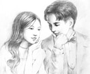 日常の一コマから思い出に残る似顔絵を手描きします プレゼントや記念に/鉛筆画・色鉛筆画・水彩画選べます イメージ8
