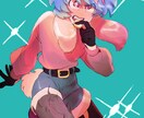 90年代のレトロチックでパワフルな絵をお届けます アイコン・歌ってみたサムネ・立ち絵作成など イメージ1