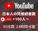 ライブ配信30日24時間✨日本人の同接数UPします 同接100人増加★配信回数無制限！縦型OK✨毎日の配信対応可 イメージ7
