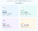 業務に合ったAI導入・活用を支援しますます 業務整理からツール選定・導入まで実務目線で対応 イメージ3