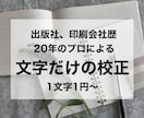 印刷物、Web文章、原稿などの文章校正承ります 出版社、印刷会社歴20年のプロによる校正 イメージ1