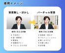 印象UP！なZoom背景をお渡しします 職業・イメージに合わせて選べる30種類の好印象デザイン◎ イメージ3