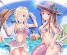 イラスト作成やキャラデザイン承ります 色々な絵柄に対応してます。まずはご相談からお気軽に！ イメージ2