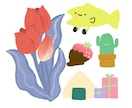 商用OK!グッズ向けゆるかわキャラクター制作します 覚えてもらえる!使いやすいミニキャラ製作! イメージ4