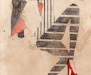 アナログ画材でイラスト描きます 印刷向け/個性派志向の耽美系アナログイラスト イメージ2