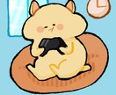 生活感◎あなたらしい動物アイコンお描きします SNSや配信用に、ゆるくて親しみやすい1匹をお描きします イメージ5