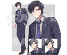 TRPGなどの立ち絵キャラクター制作します 可愛らしいキャラクターに仕上げます イメージ2
