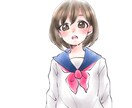 SNSアイコン描きます 女の子、男の子、等身、デフォルメ、心を込めて描きます。 イメージ2