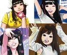 似顔絵描きます 他にない絶妙なデフォルメ感で、リアルタッチなイラストを作成！ イメージ1