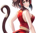 もふもふ可愛いケモミミ女の子イラスト描きます ちょっと大胆であざと可愛いケモミミキャラクターを制作します。 イメージ5