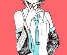 オリジナリティのあるペンイラスト描きます モノクロを基調として雰囲気のあるイラストを制作します✧* イメージ4