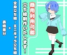 商用利用可能の立ち絵イラスト制作いたします 可愛い絵柄です！男女、中性、人外もOK！ イメージ1