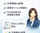 Web・ECを見直し集客につながる構造に改善します なぜか売れない。 その原因を「文章と導線」から整理します。 イメージ3