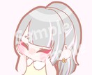 お話からイメージを膨らませてミニキャラ描きます あなたの好きを詰め込んだ優しいアイコンを。 イメージ1
