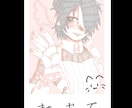 チェキ風イラスト描きます メッセージ入りのチェキ風イラストいかがですか？ イメージ2