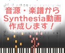 Synthesia動画作成します ピアノ音源・楽譜からSynthesia動画を作成します。 イメージ1