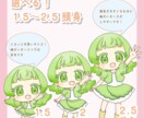 ミニキャラお描きします 最短５日納品！SNSやグッズなど色々な用途で使えます イメージ4