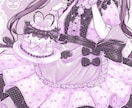甘くて可愛い量産イラスト描きます 甘ふわシンドローム量産♡甘かわいいをお届けします イメージ6