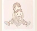 ほっとする^^ あたたかみあるイラストお描きします 保育士経験より、依頼者様の不安・希望にしっかり向き合います! イメージ7
