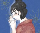 SNSの可愛い系アイコン・ヘッダー作成します 手書き感、ゆるふわイラスト好きな方必見！ イメージ3