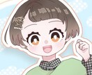 SNSアイコン等に❁可愛い女の子のイラスト描きます くりくりおめめとキュートな色合いが特徴◎ イメージ2
