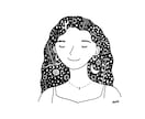 あなただけの特別な似顔絵描きます 手描きのイラスト。地球や宇宙との一体感を感じられます。 イメージ1