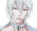 SNSアイコン描きます バストアップのみのカッコいいイラスト仕上げます! イメージ1