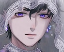 美しい、綺麗な雰囲気重視のイラスト制作します SNSアイコン / 創作 / プレゼントにもおすすめ♪ イメージ1