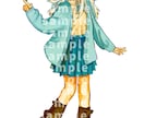 キャラクターの立ち絵を描きます パキッとした、暖色に仕上がります イメージ6