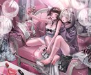こだわりのつまったかわいいイラストお届けします ♡1枚絵、動画サムネイル、グッズイラストご相談ください♡ イメージ5