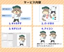 動物・人外OK★デフォルメキャラモデリングします ショート動画にも使えるVtuberキャラ作成します イメージ2