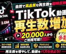 TikTok動画の再生回数を【2万回】増やします ★新規出店９月まで限定特別応援価格！複数動画への振分もOK イメージ4