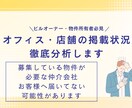 オフィス・店舗の掲載状況を徹底点検します 【ビルオーナー・物件所有者必見！】空室対策の不安を解消！ イメージ1