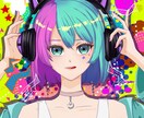キュートな女の子のSNSアイコンヘッダー制作します ワクワクする可愛い女の子のイラスト描きます！ イメージ5