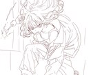私の絵柄でイラストお描きいたします どしとじご応募よろしくお願いします！ イメージ2