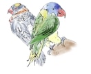 水彩画風などの動物・植物のイラストをお描きします ご要望に合わせた1点もののイラストを作成します イメージ3