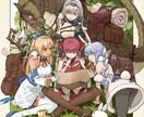 かっこいいも、かわいいも！ご希望のイラスト描きます 立ち絵、ディフォルメ、キャラデザ★幅広いタッチで対応可能！ イメージ6