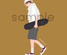 シンプルでも温かみのあるイラスト制作します あなただけのオリジナルイラスト/アイコンから広告、挿絵まで◎ イメージ6